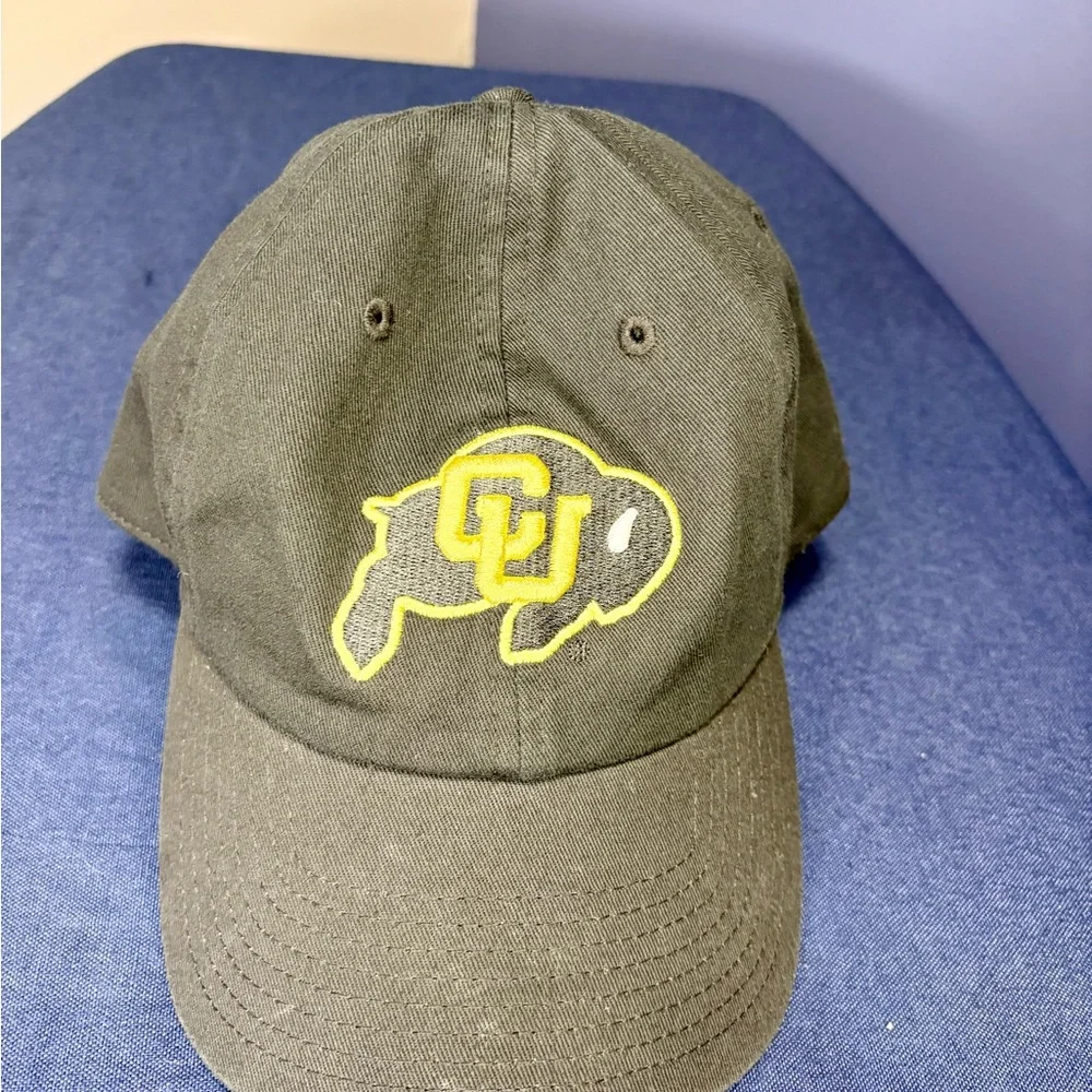 Black and Yellow CU Buffalo Embroidered Baseball Cap
